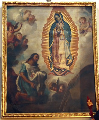 Virgin of Guadalupe appearance to Juan Diego