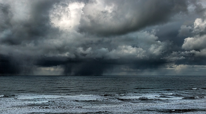 Storm in the shore