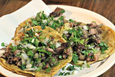 3 tacos de suadero