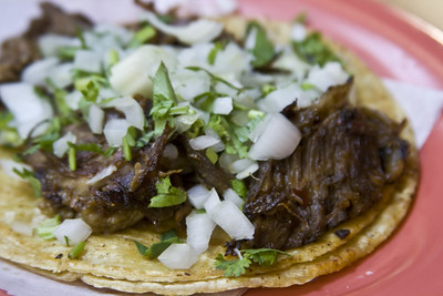 1 taco de barbacoa