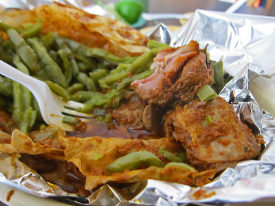 Mixiote with nopales