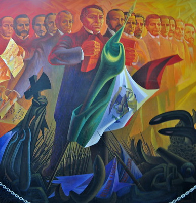 Painting of Benito Juarez