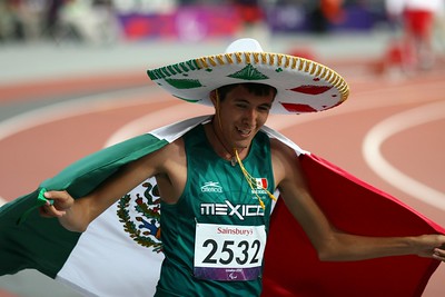 Sombrero atleta celebración