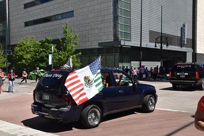 Mexican American flag