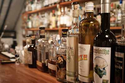 Mezcal bottles