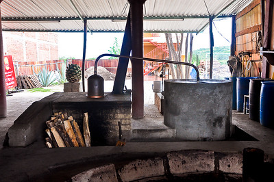 Mezcal distillation