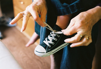 Mom and baby shoe