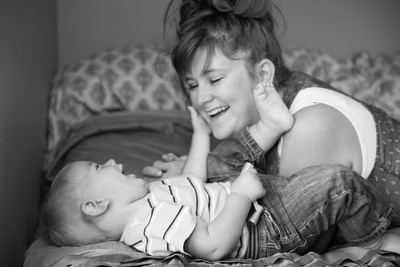 Mother and son