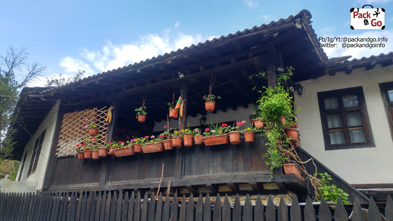 Old balcony of a Bulgarian house from 18th century