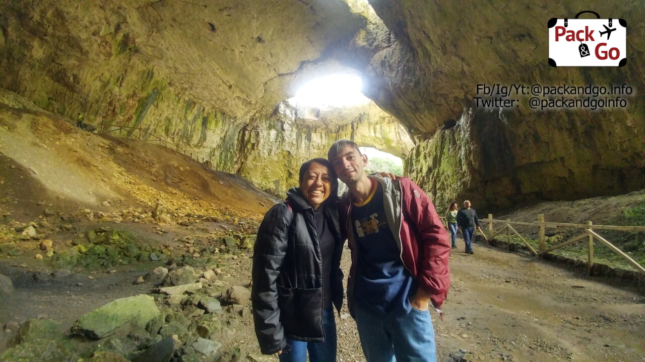Gianna and Martin in Devetaska Cave