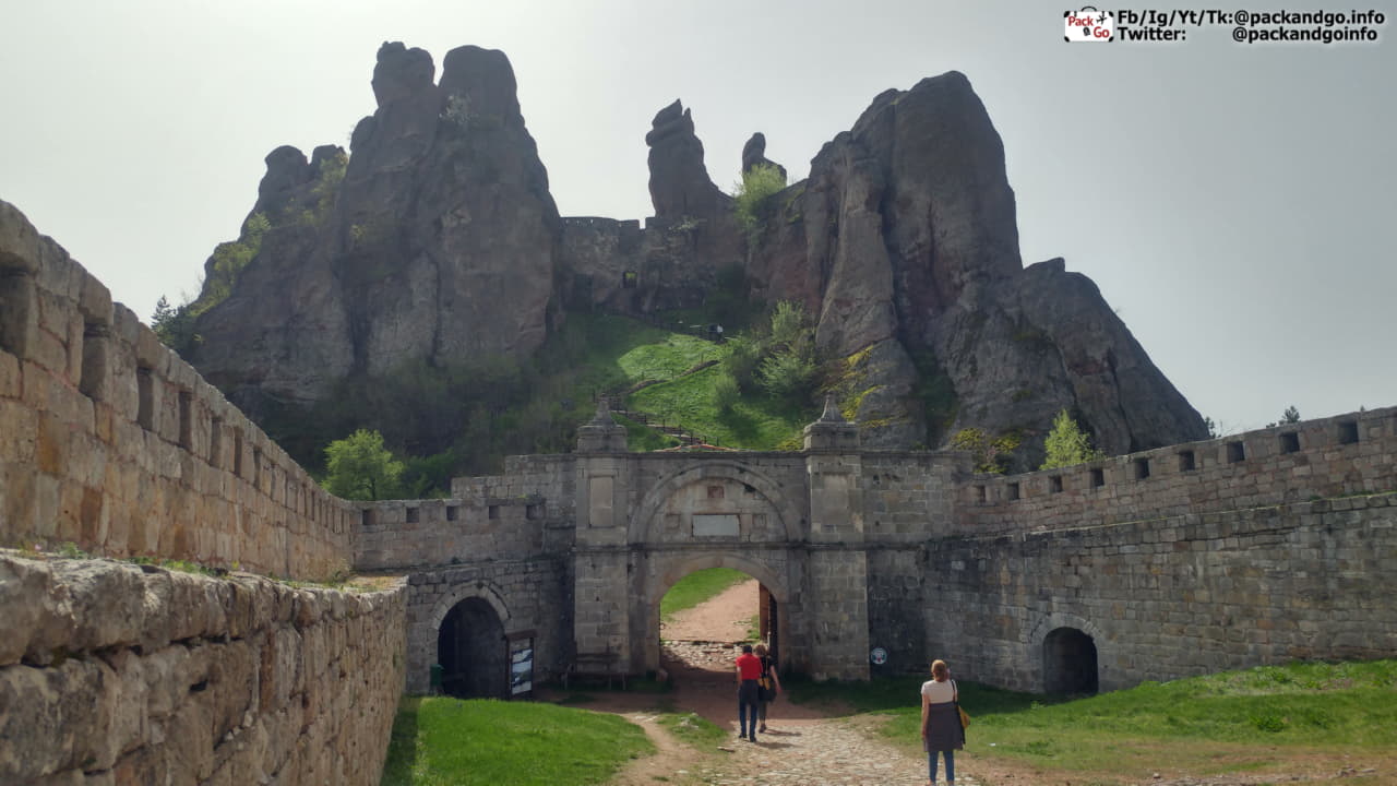 The entrance to Belogradchik Fortress Kaleto