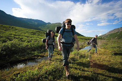 3 backpackers