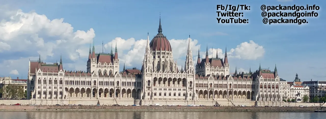 Hungarian Parliament Building during a sunny day