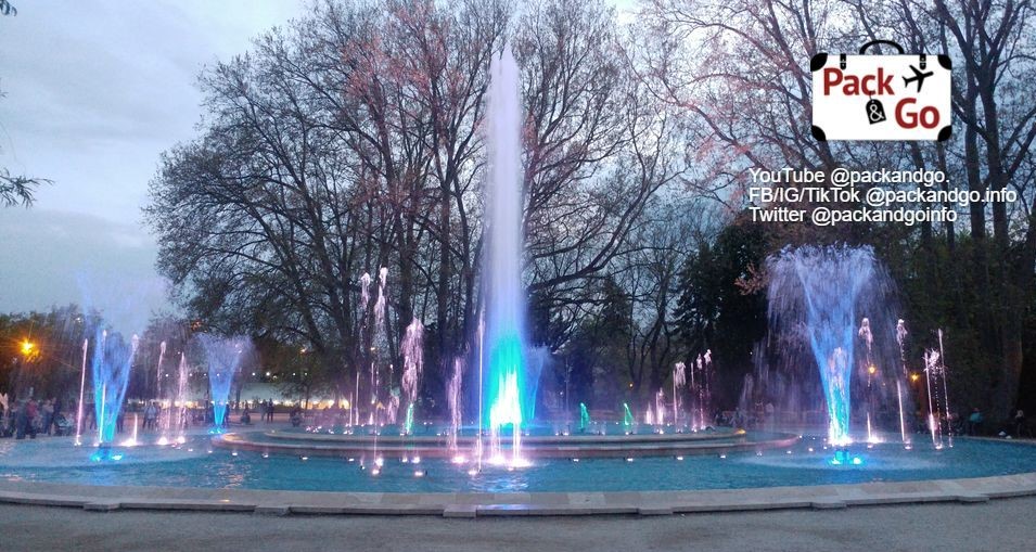 Margaret Island's fountains, Budapest