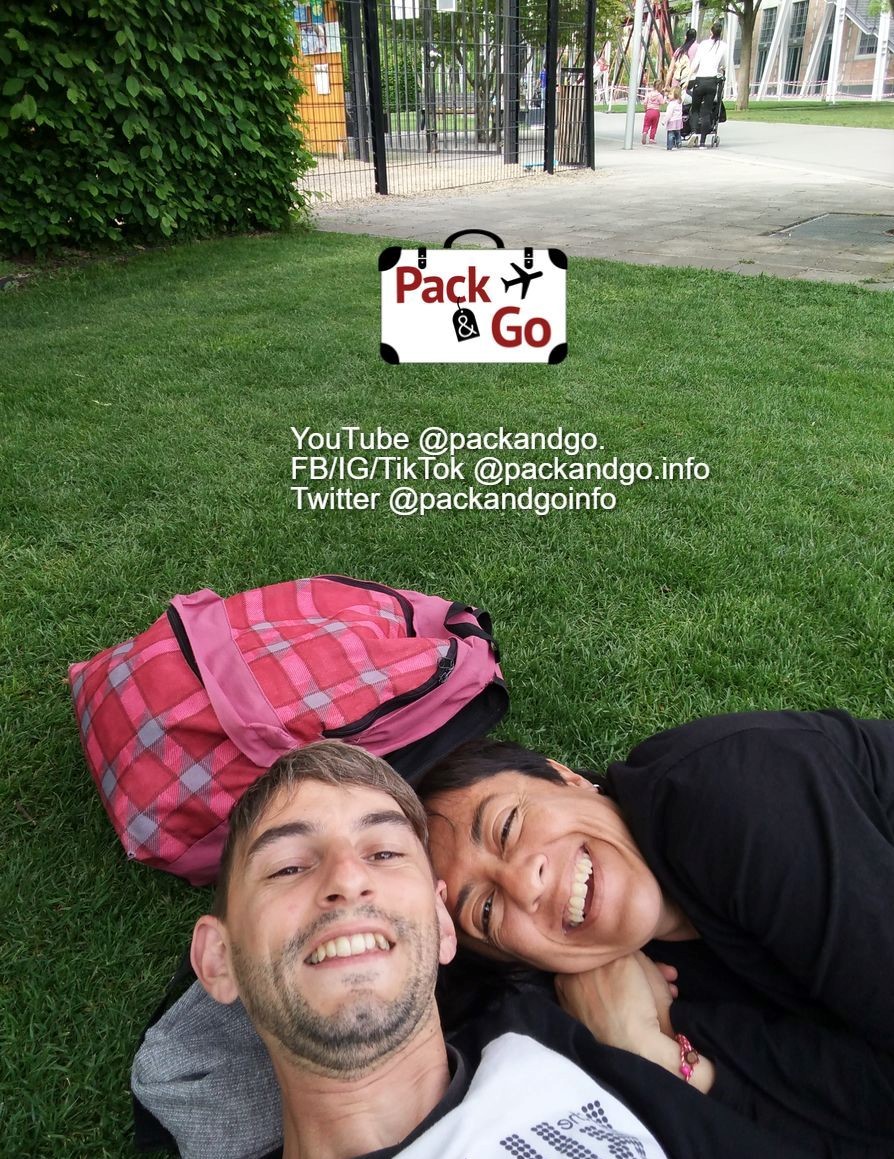 Couple lying on the grass