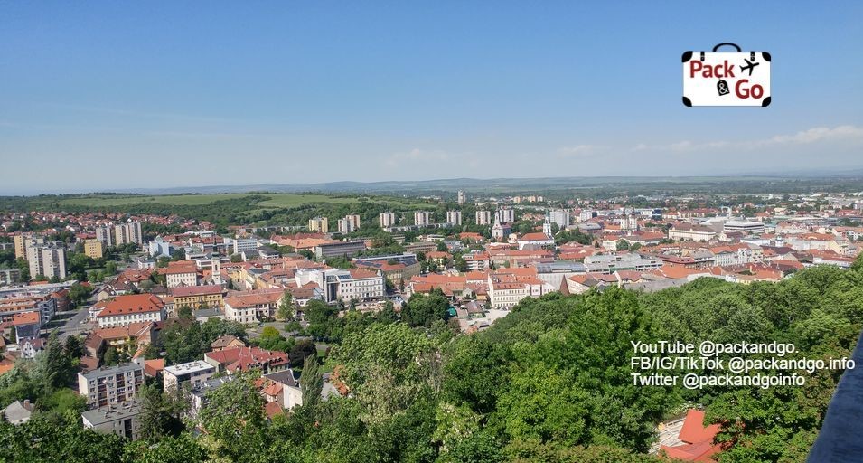 Panoramic view of Miskolc, Hungary