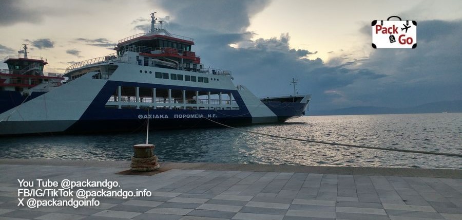 Ferry Thasos - Keramoti. Photo by packandgo.info Greek ferry