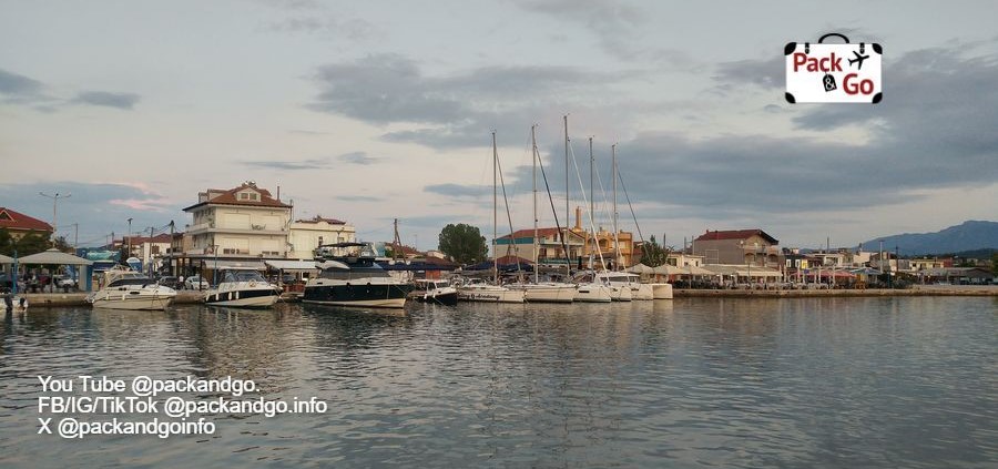 Keramoti is more than just a ferry port. Photo by packandgo.info Keramoti village, GR